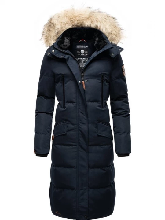 Foto van product MARIKOO Wintermantel 'Schneesternchen' navy