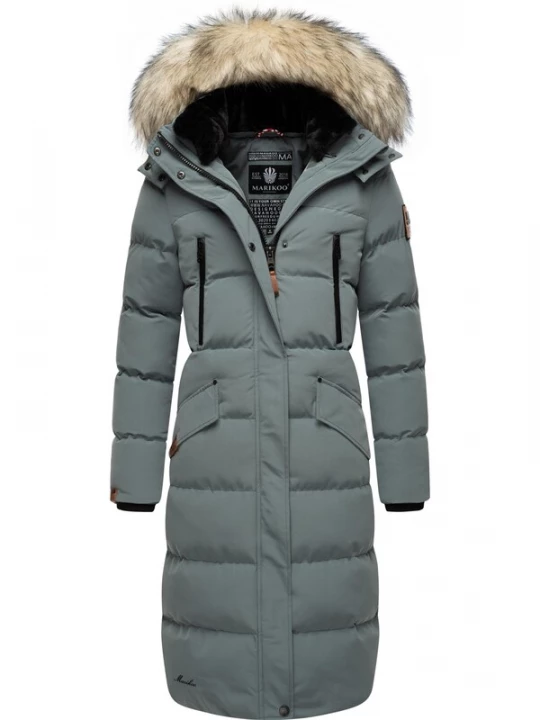 Foto van product MARIKOO Wintermantel 'Schneesternchen' smoky blue