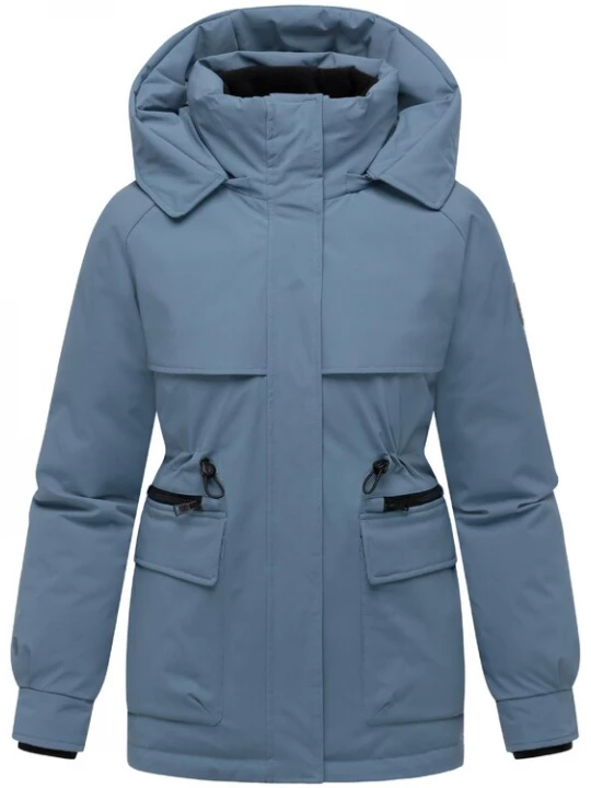 Foto van product MARIKOO Wintermantel 'Shigaraa XVI' blauw / duifblauw