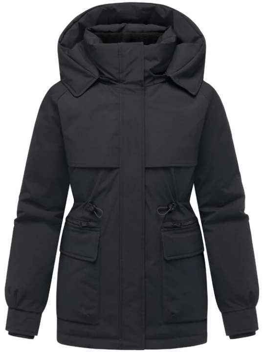 Foto van product MARIKOO Wintermantel 'Shigaraa XVI' zwart