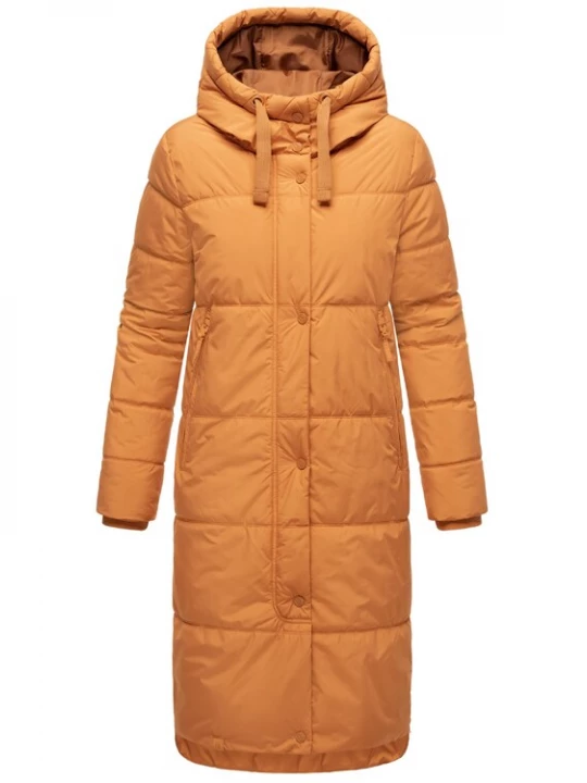 Foto van product MARIKOO Wintermantel 'Soranaa' donkeroranje