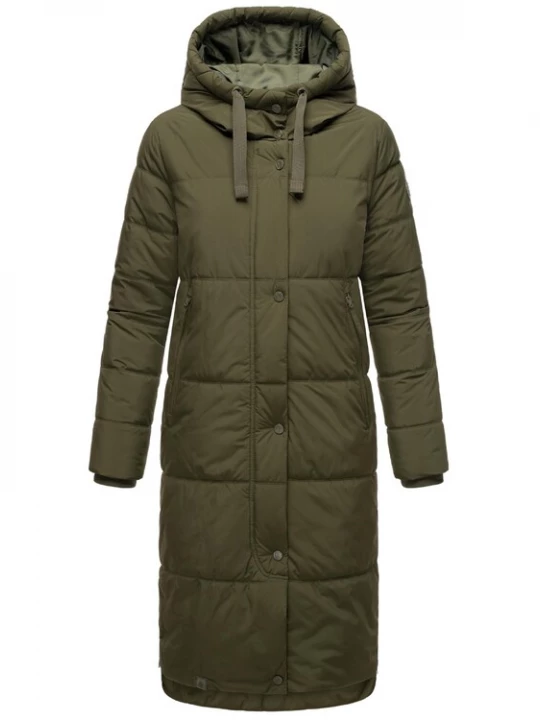 Foto van product MARIKOO Wintermantel 'Soranaa' olijfgroen