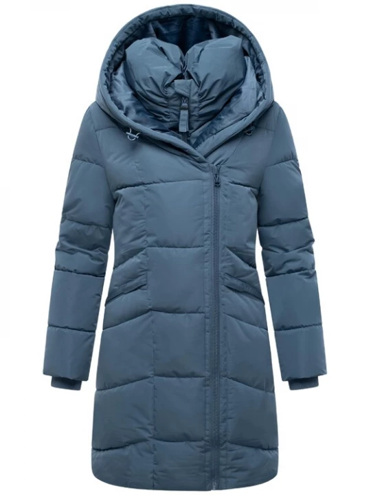 Foto van product MARIKOO Wintermantel 'Virenaa 16' duifblauw
