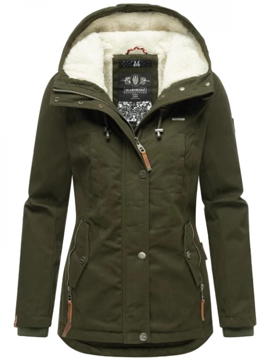 Foto van product MARIKOO Winterparka 'Bikoo' donkergroen