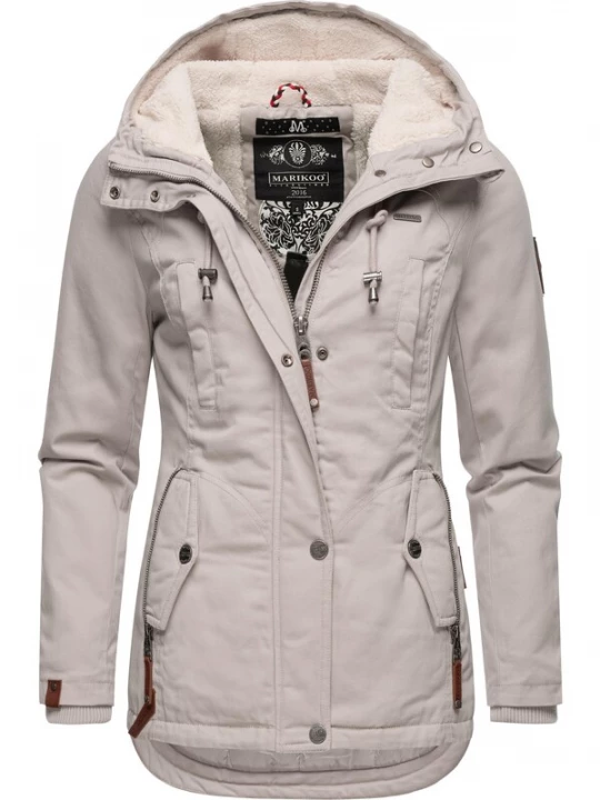 Foto van product MARIKOO Winterparka 'Bikoo' lichtbeige / bruin