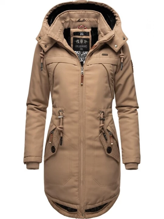 Foto van product MARIKOO Winterparka 'Kamii' lichtbruin