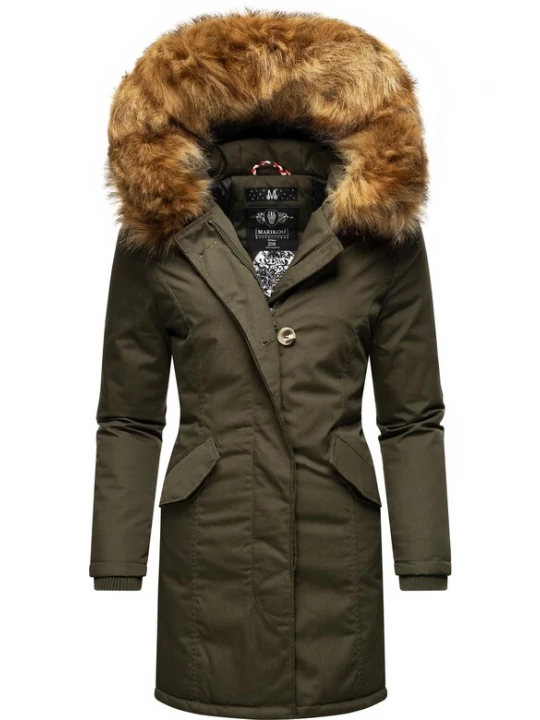 Foto van product MARIKOO Winterparka 'Karmaa' olijfgroen