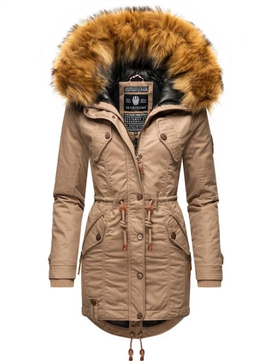 Foto van product MARIKOO Winterparka 'La Viva' lichtbeige