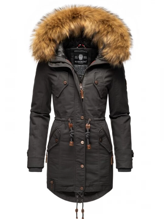 Foto van product MARIKOO Winterparka 'La Viva Prc' antraciet