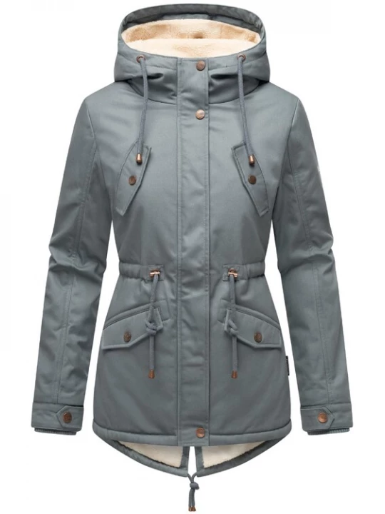 Foto van product MARIKOO Winterparka 'Manolya' duifblauw