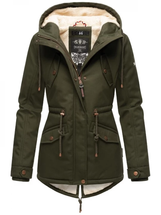 Foto van product MARIKOO Winterparka 'Manolya' groen