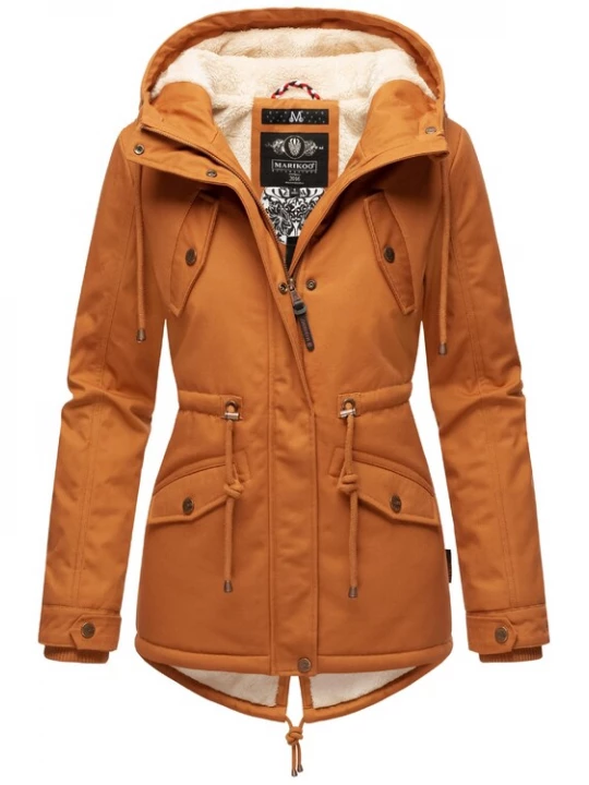 Foto van product MARIKOO Winterparka 'Manolya' oranje