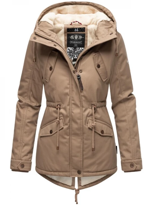 Foto van product MARIKOO Winterparka 'Manolya' taupe