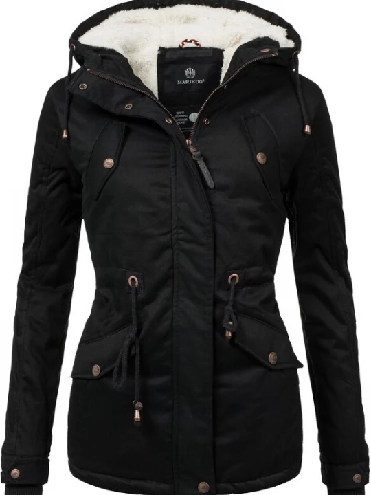 Foto van product MARIKOO Winterparka 'Manolya' zwart