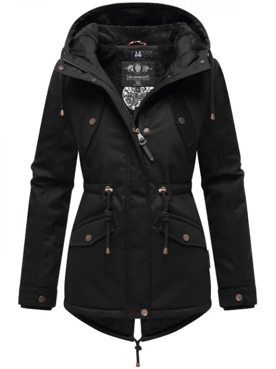 Foto van product MARIKOO Winterparka 'Manolya' zwart