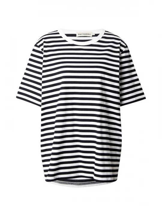 Foto van product Marimekko Shirt 'TASARAITA' zwart / wit