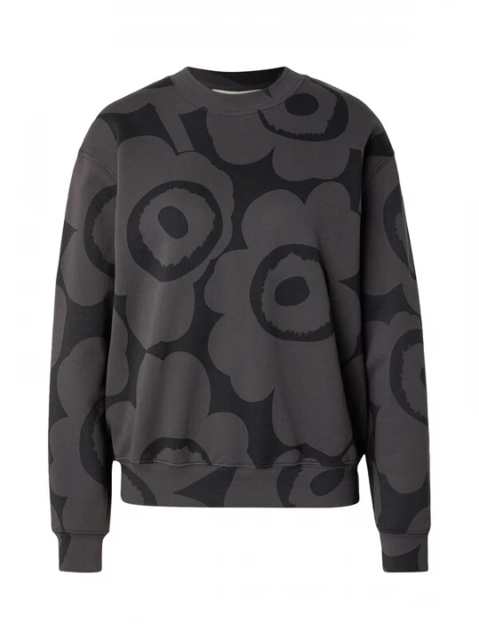 Foto van product Marimekko Sweatshirt 'LEIOT' donkergrijs / zwart