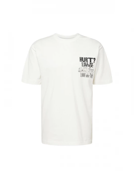 Foto van product MARKET Shirt 'Call My Lawyer' crème / zwart