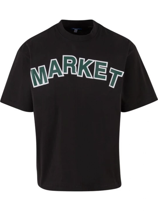 Foto van product MARKET Shirt 'Expansion Pack' bruin / donkergroen / zwart / wit