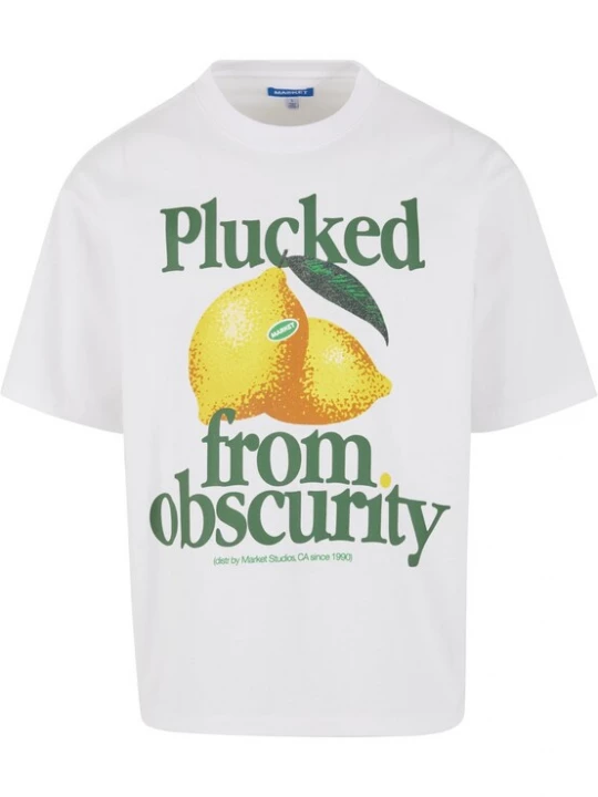 Foto van product MARKET Shirt 'Obscurity' donkergeel / spar / wit