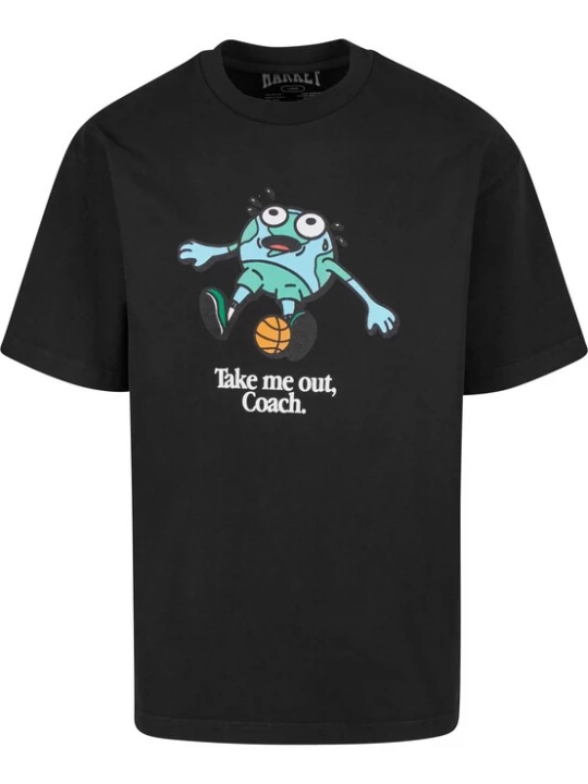 Foto van product MARKET Shirt 'Personal Foul' turquoise / lichtblauw / zwart / wit