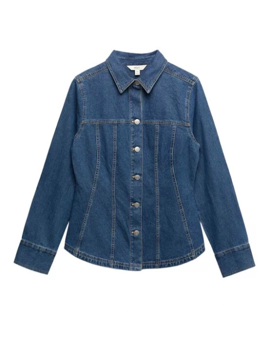 Foto van product Marks & Spencer Blouse blauw denim