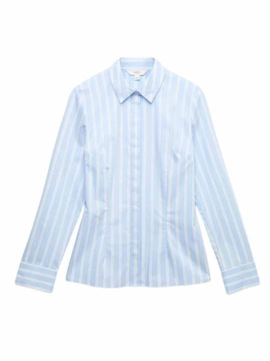 Foto van product Marks & Spencer Blouse blauw / wit