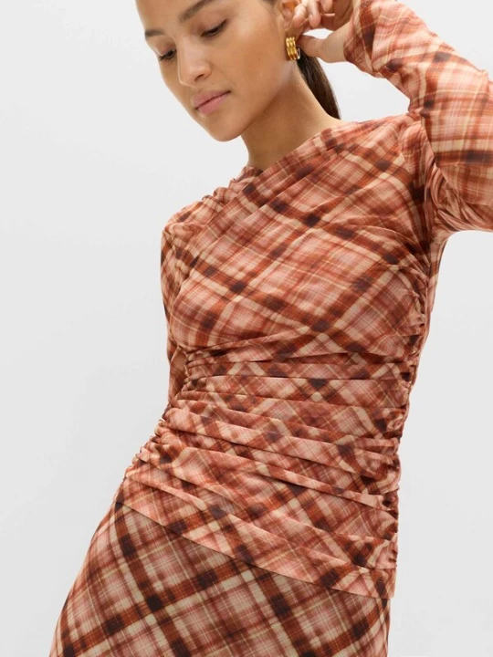 Foto van product Marks & Spencer Blouse bruin / lichtoranje