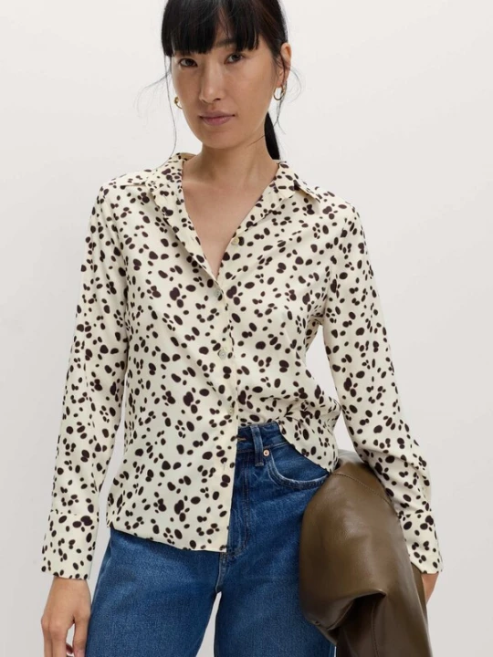 Foto van product Marks & Spencer Blouse ivoor / bruin
