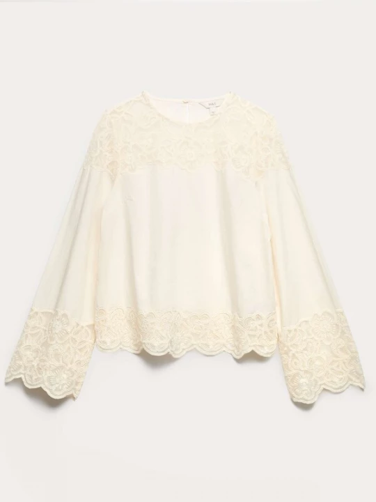 Foto van product Marks & Spencer Blouse lichtgeel
