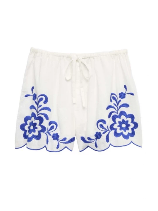 Foto van product Marks & Spencer Broek navy / wit