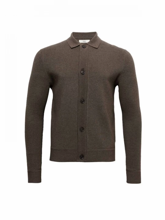 Foto van product Marks & Spencer Gebreid vest bruin