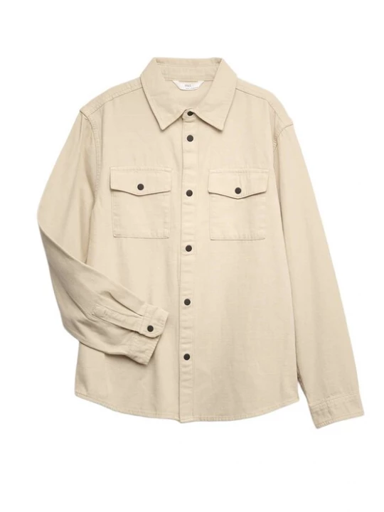 Foto van product Marks & Spencer Overhemd beige
