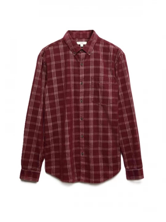 Foto van product Marks & Spencer Overhemd rood gemêleerd