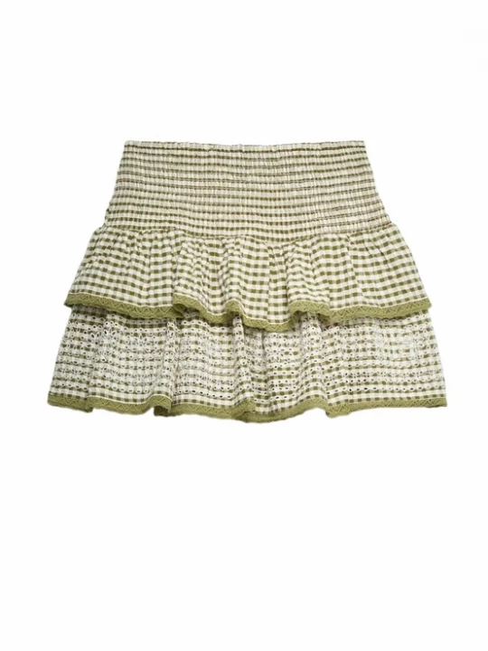 Foto van product Marks & Spencer Rok groen / wit