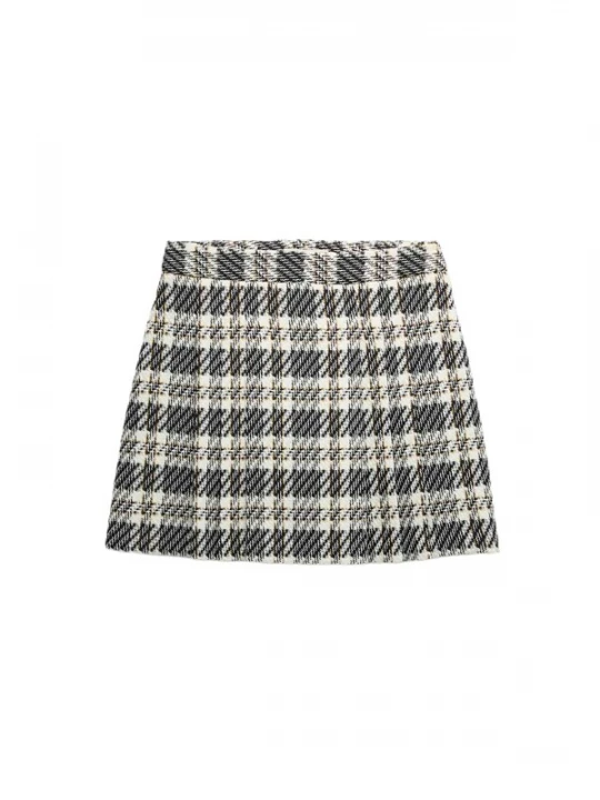 Foto van product Marks & Spencer Rok sand / donkerblauw / donkergeel
