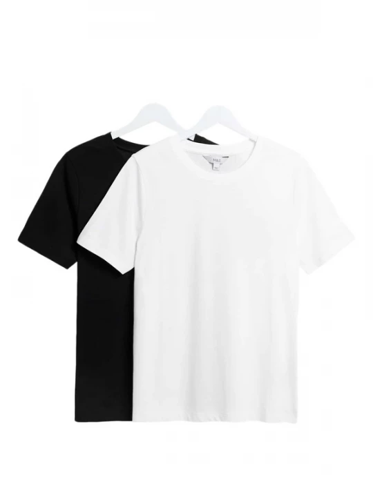 Foto van product Marks & Spencer Shirt zwart / wit