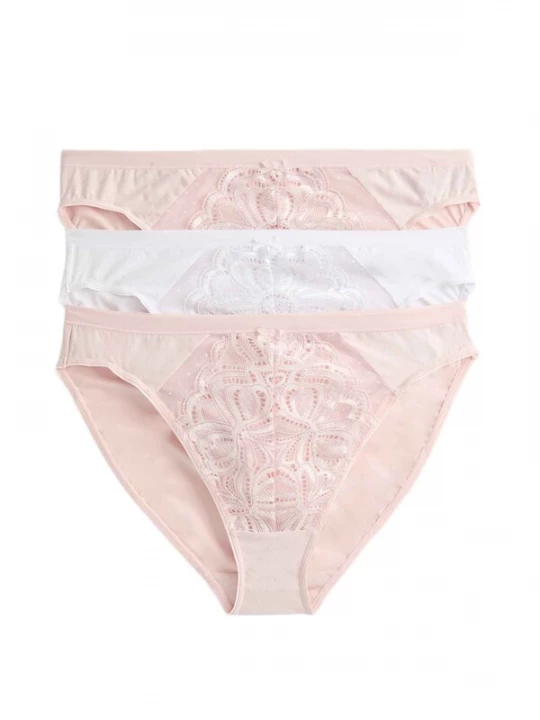 Foto van product Marks & Spencer Slip 'Amelia' pastelroze / wit
