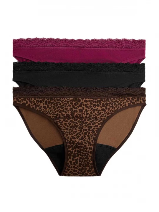 Foto van product Marks & Spencer Slip beige / chocoladebruin / donkerrood / zwart