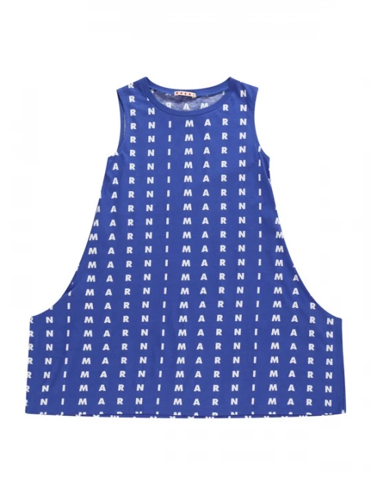 Foto van product Marni Badjas blauw / wit
