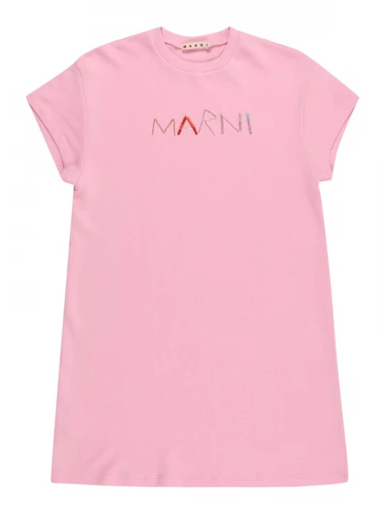 Foto van product Marni Jurk lichtroze / rood / zilver
