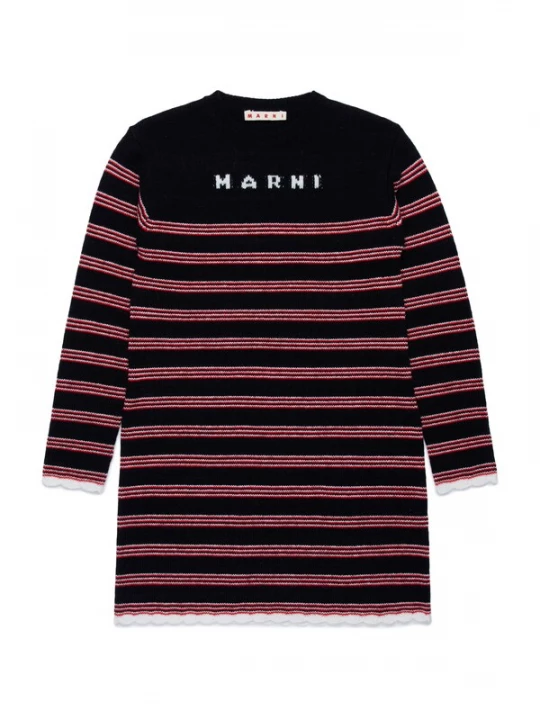 Foto van product Marni Jurk rood / zwart / wit