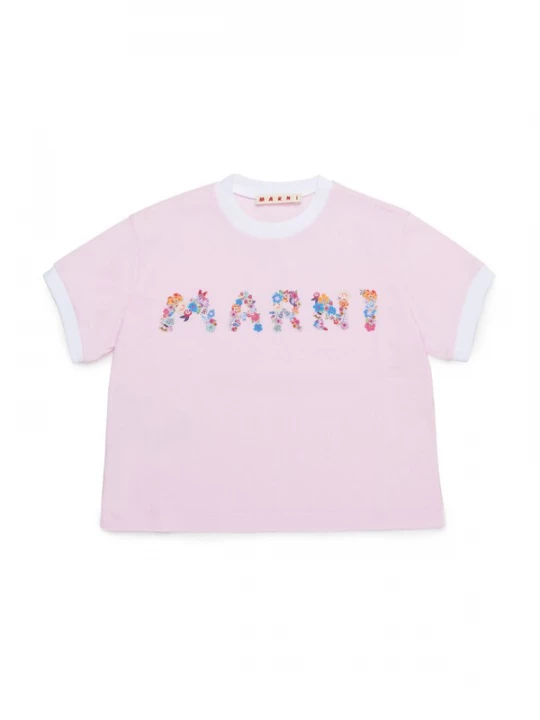 Foto van product Marni Shirt blauw / oranje / rosa / wit