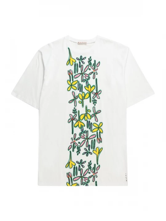 Foto van product Marni Shirt geel / groen / rosa / wit