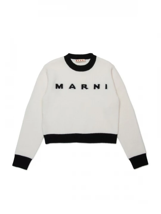 Foto van product Marni Trui zwart / wit