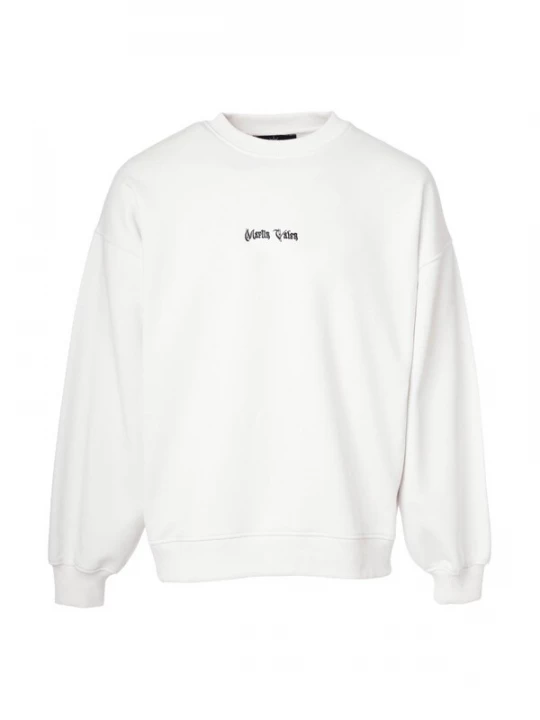 Foto van product MARTIN VALEN Sweatshirt duifblauw / watermeloen rood / zwart / wit