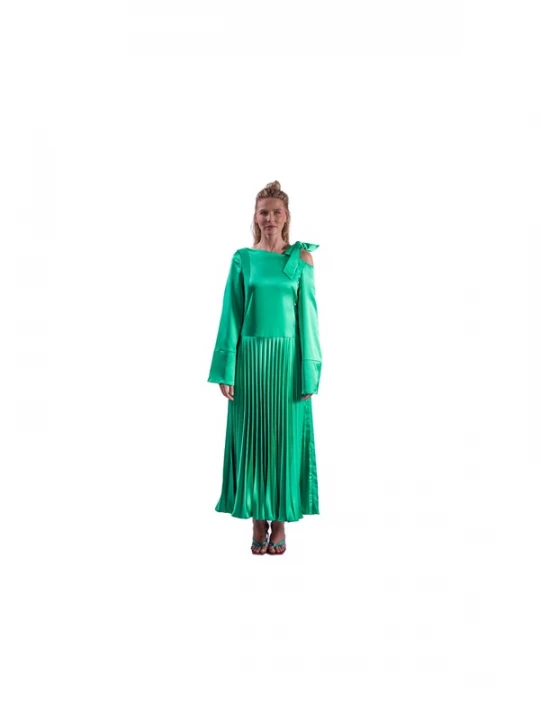 Foto van product MARYLAND Studio Avondjurk 'Signature Plissee' groen