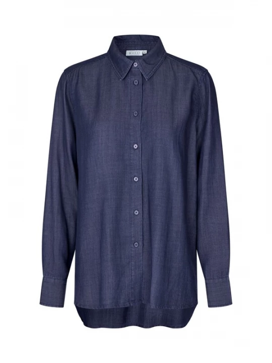 Foto van product Masai Blouse blauw denim