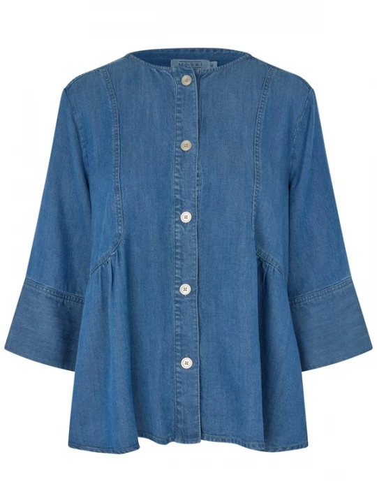 Foto van product Masai Blouse 'Juvila' blauw denim