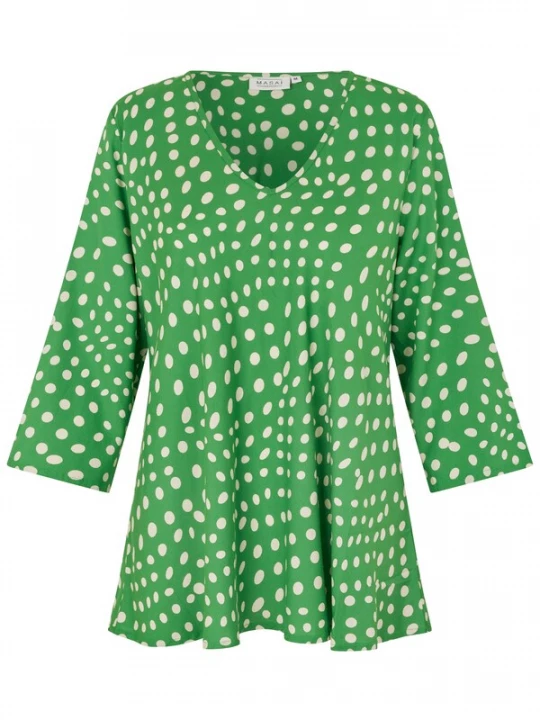 Foto van product Masai Blouse 'Katacia' groen / offwhite